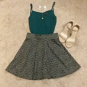 3 for $15 Charlotte Ruse grey pattern skirt